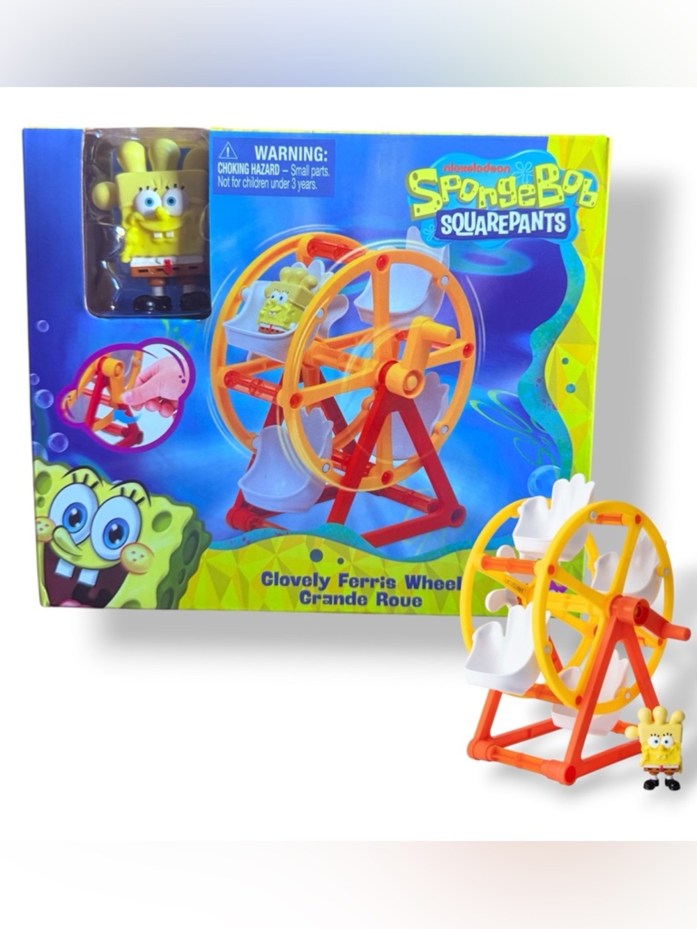 SpongeBob SquarePants Ferris Wheel Playset - Yellow, Orange & White